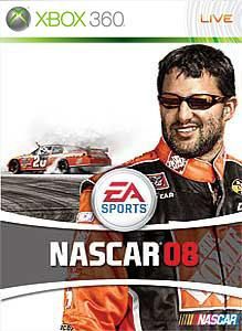 NASCAR 08 box art for Xbox 360